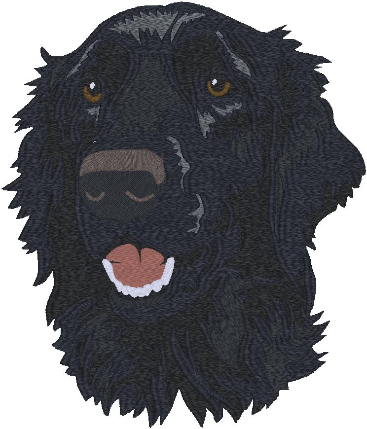 Black Coat Retriever Embroidered Sweatshirt