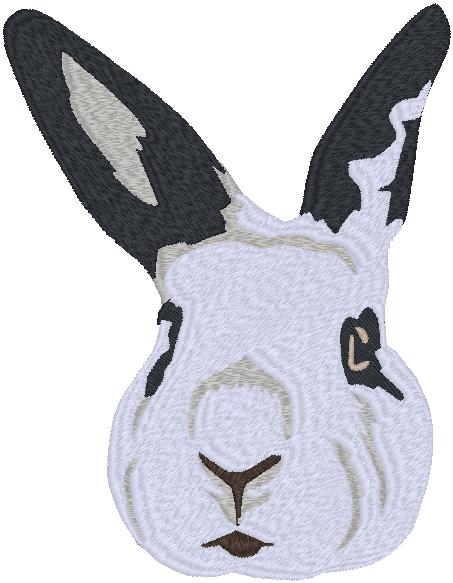 Bunny Face Embroidered Sweatshirt
