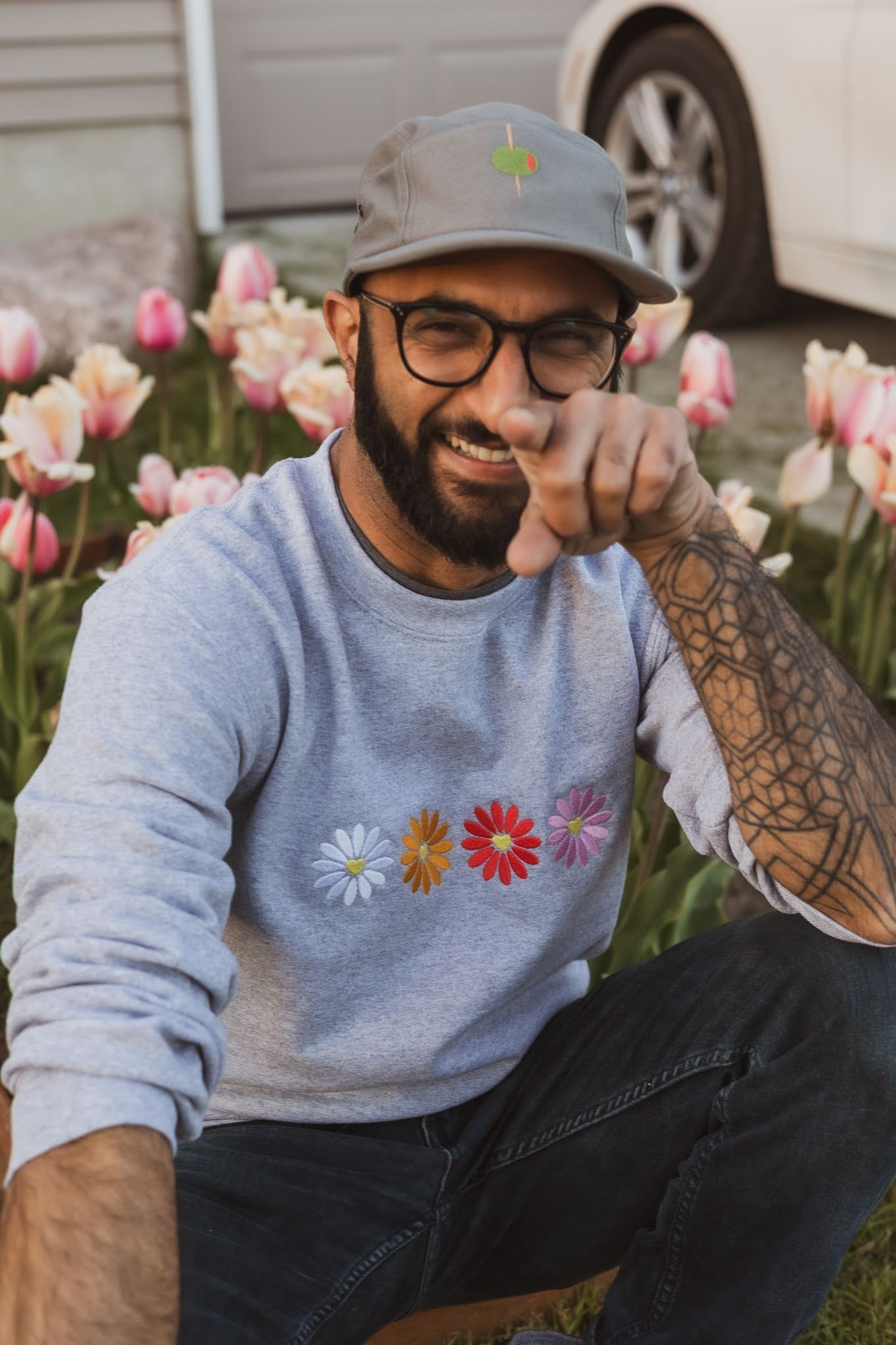 Daisy Crewneck