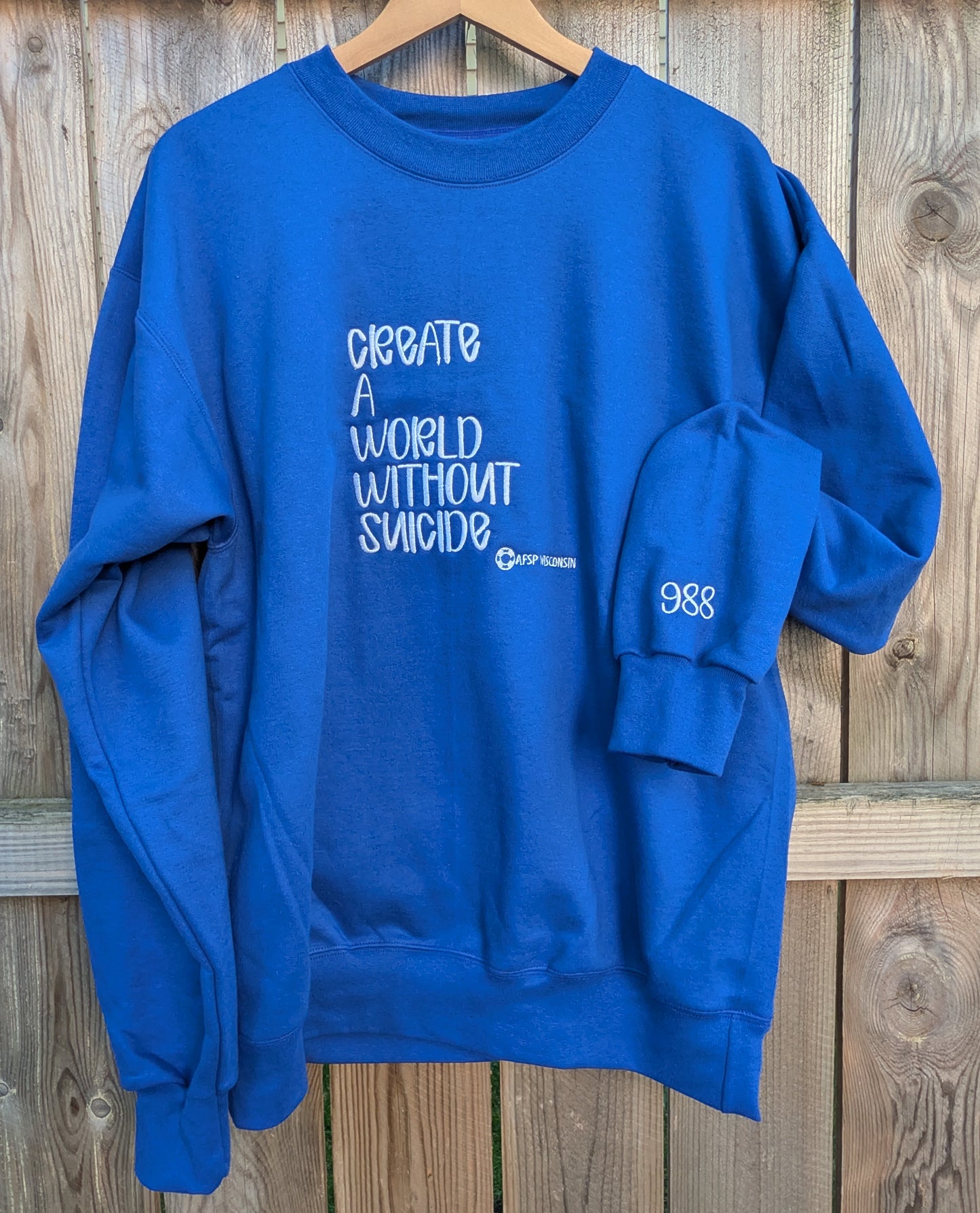 AFSP Wisconsin - Create a World Without Suicide Crewneck